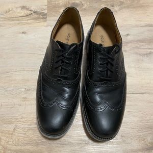 Cole Haan GrandØS Dress Shoes. 10. Black and Grey.